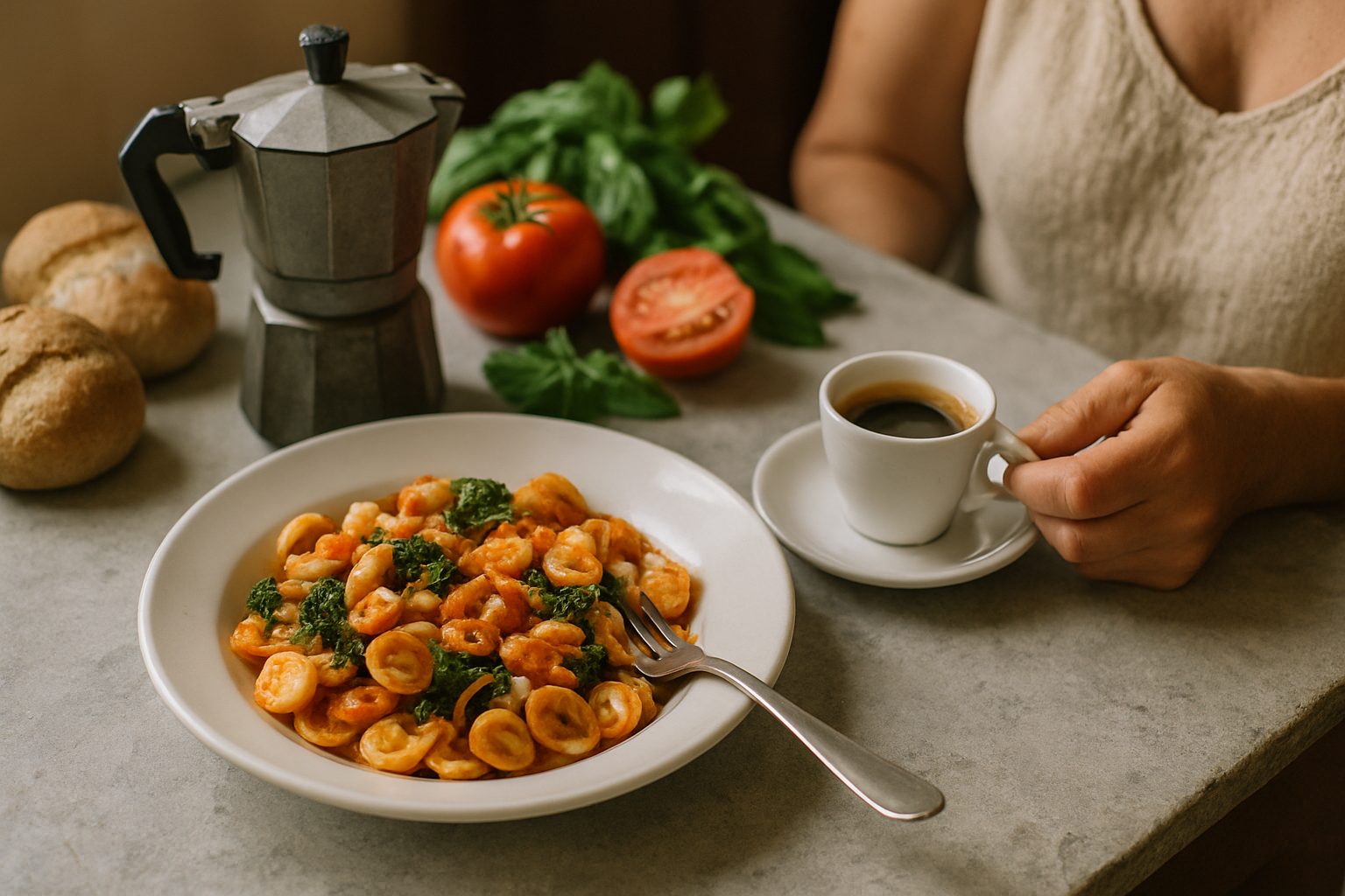 Il caffè napoletano e la tazzina sospesa