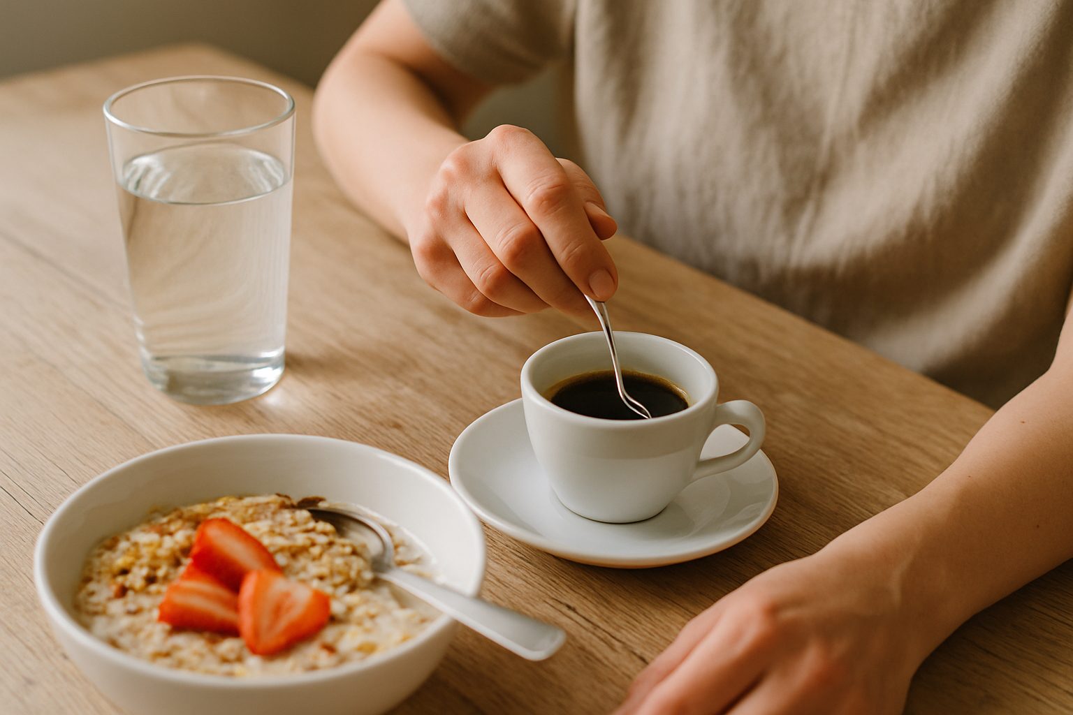 Il caffè senza zucchero, un cucchiaino alla volta