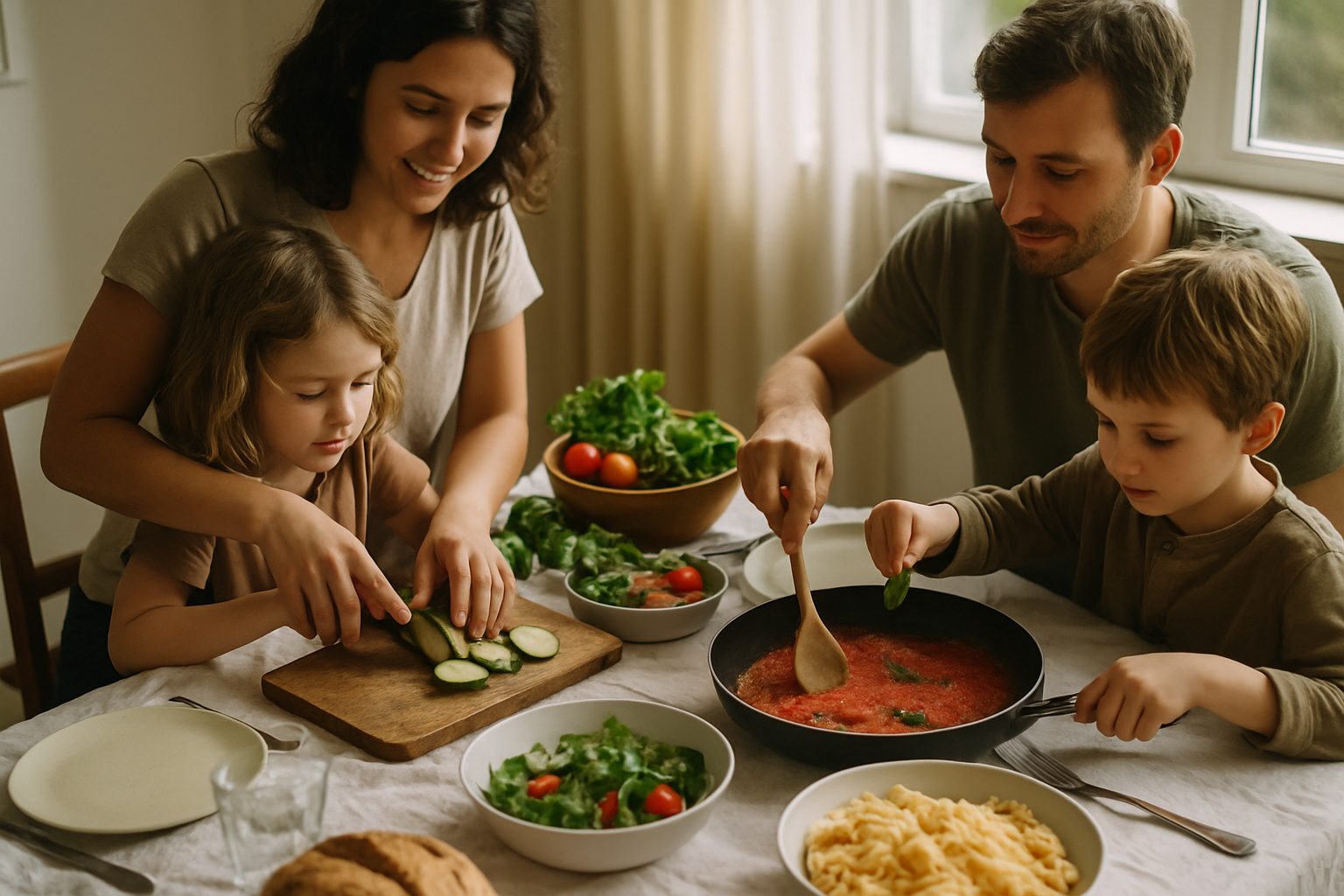 Cene veloci per famiglie indaffarate: trenta minuti, tutti a tavola