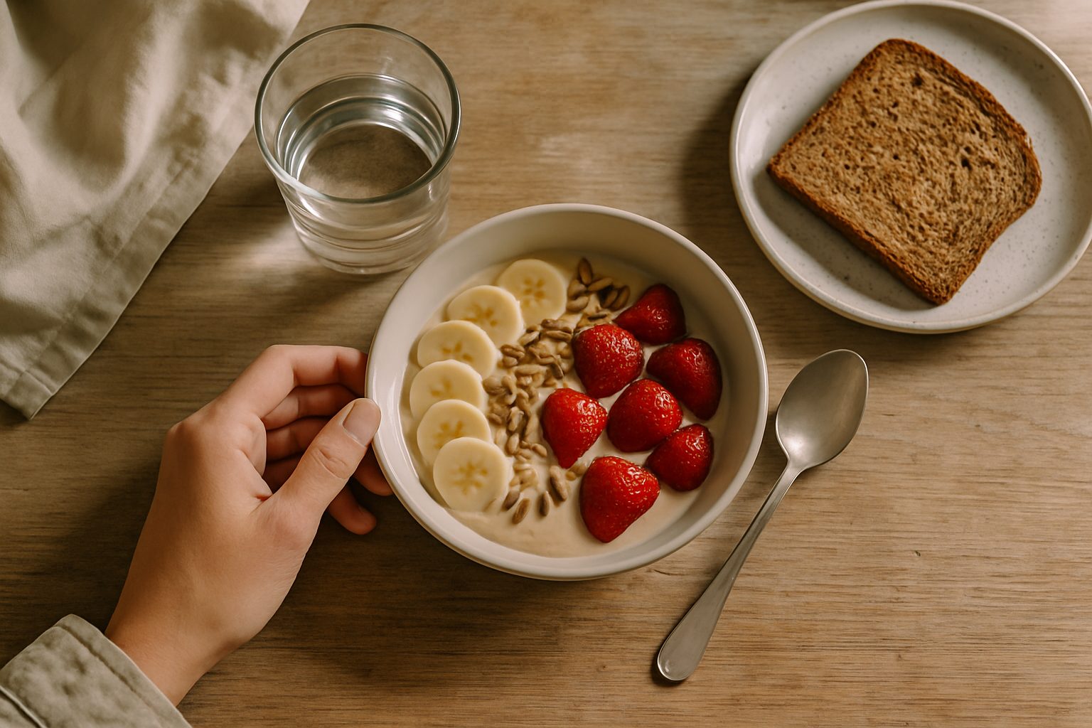 Decidere la cena al mattino, non la sera