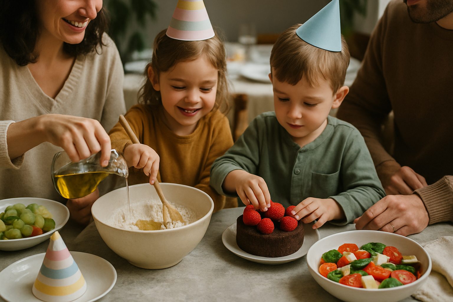 Feste di compleanno più sane senza rovinare la festa a nessuno