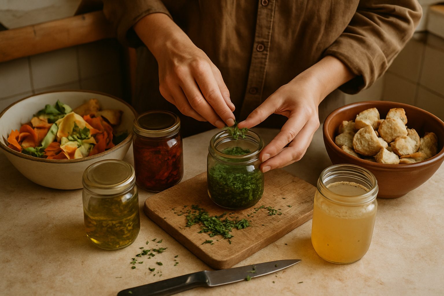 Erbe aromatiche in olio: salvarle prima che appassiscano