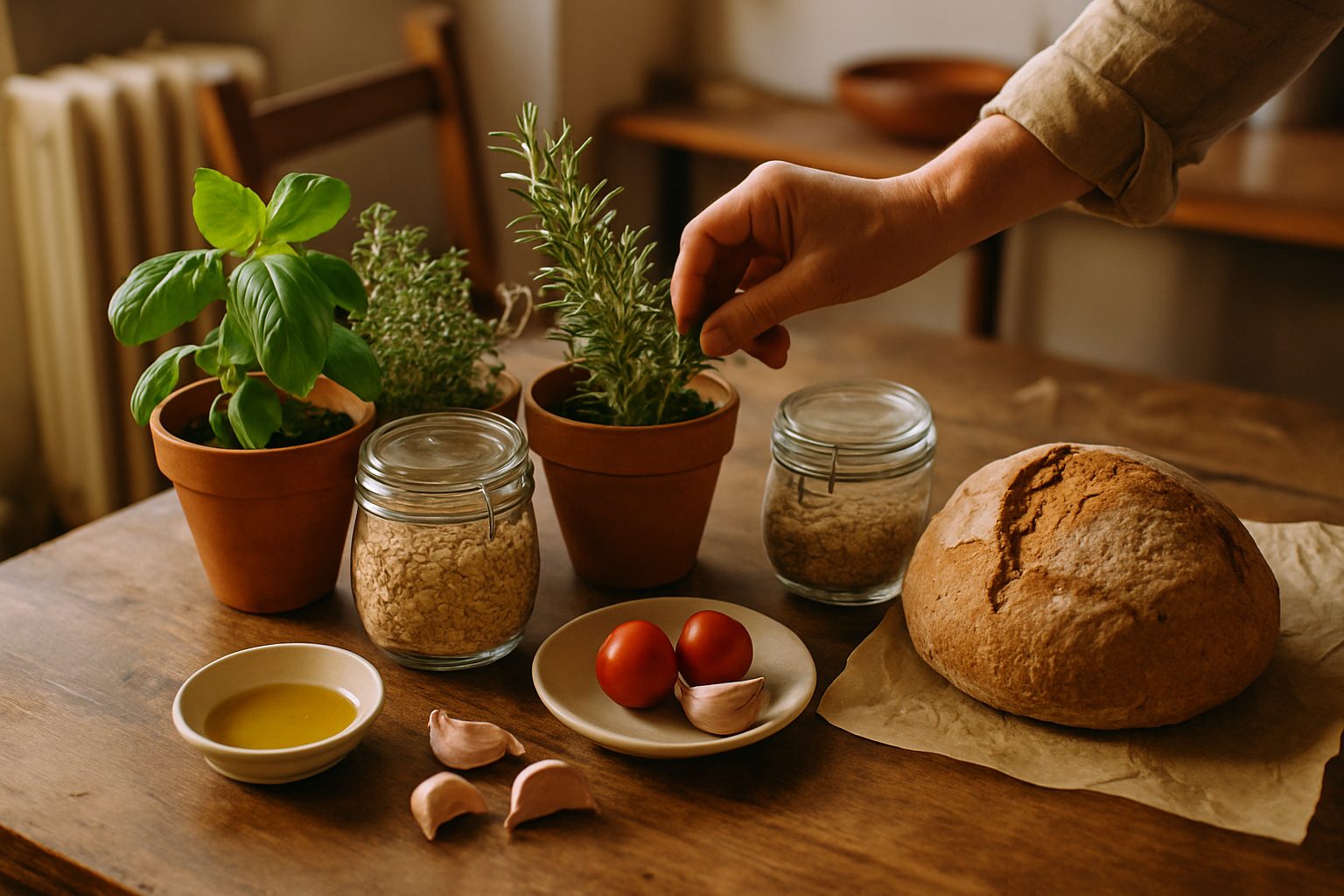 Le erbe aromatiche sul davanzale: averle sempre fresche