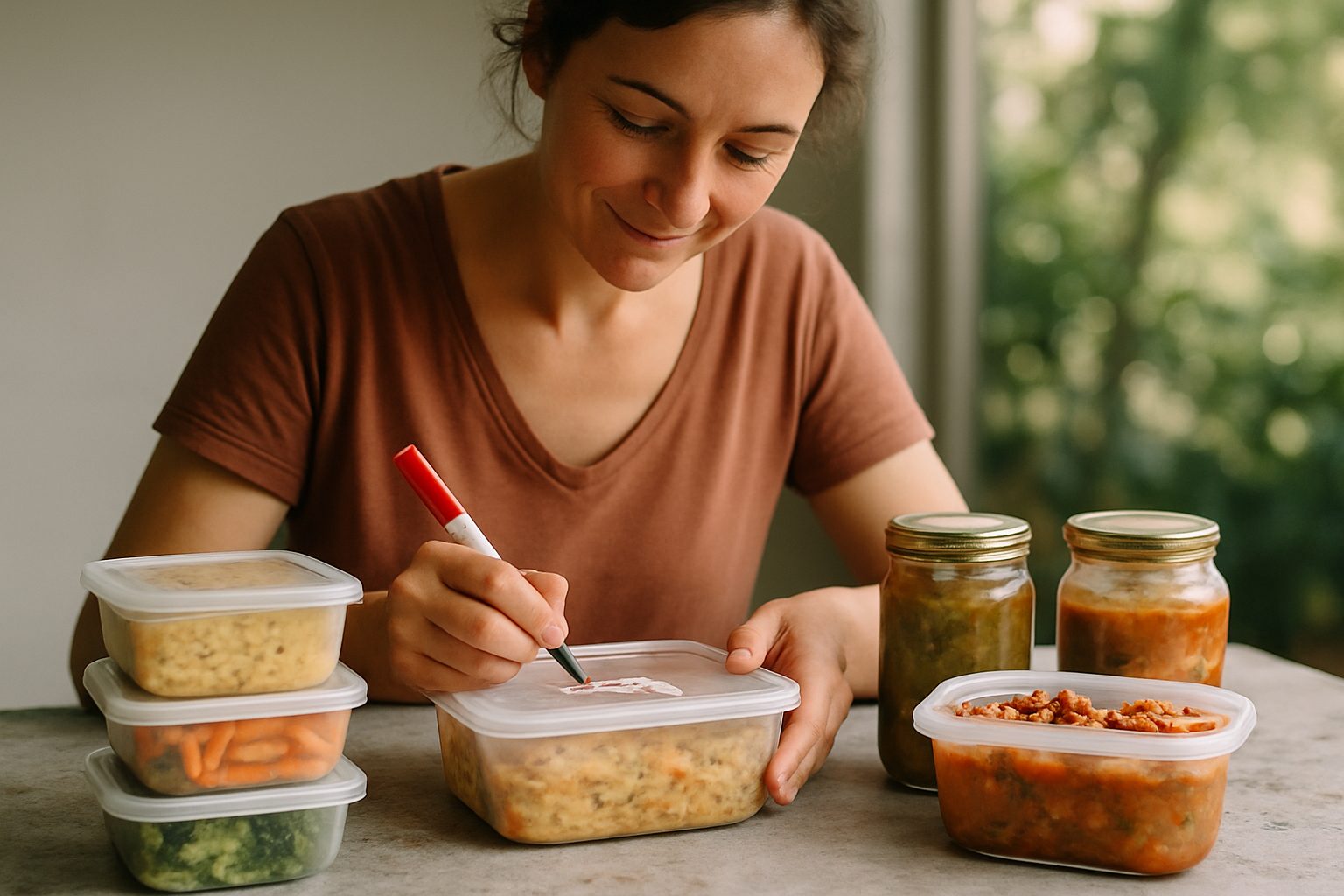 Etichettare e datare: il gesto da dieci secondi che salva il freezer