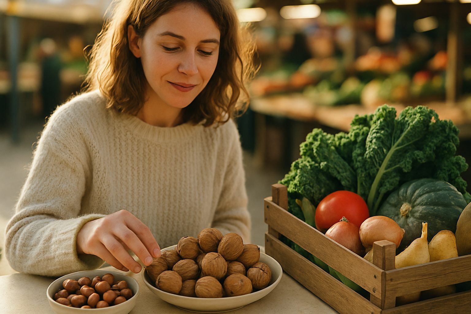 La frutta secca d'inverno: noci, nocciole e il loro momento