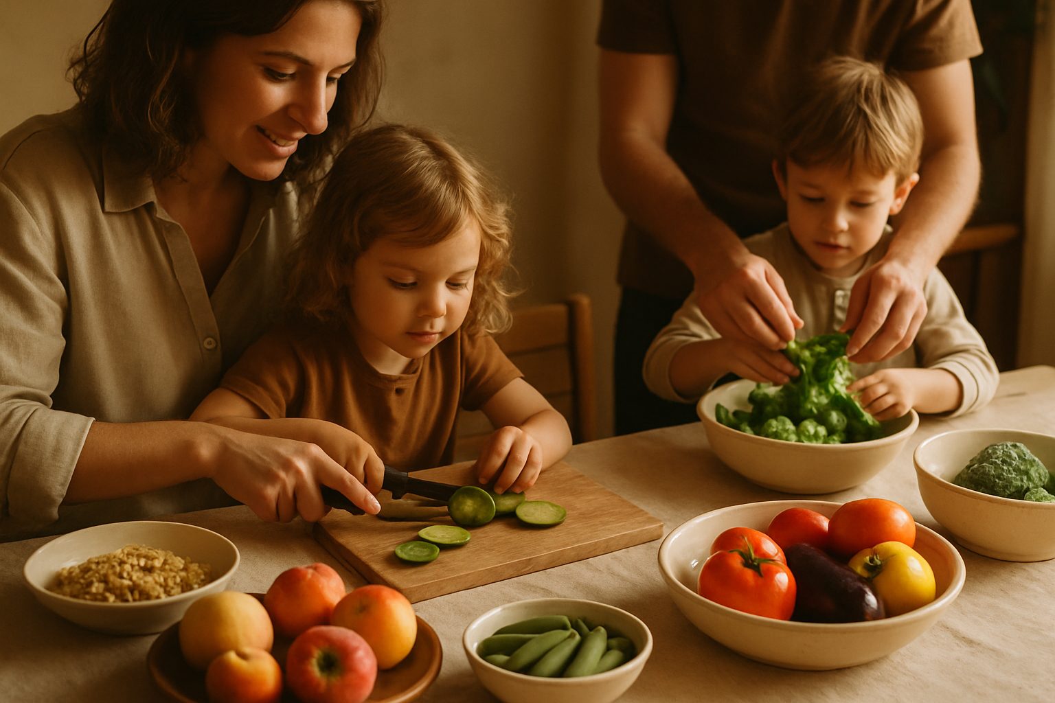 Frutta e verdura di stagione: insegnare ai bambini il ritmo della natura