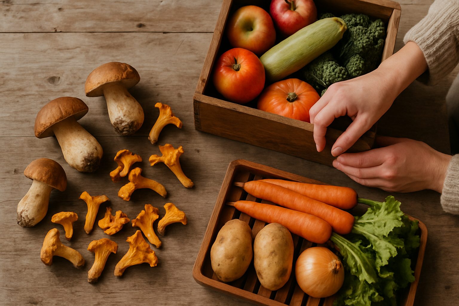 I funghi d'autunno: porcini, finferli e quando cercarli