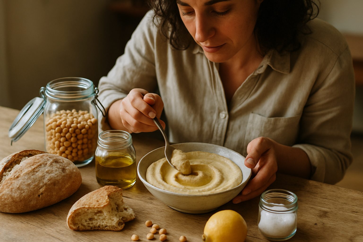 Hummus liscio come al ristorante: il trucco è la buccia