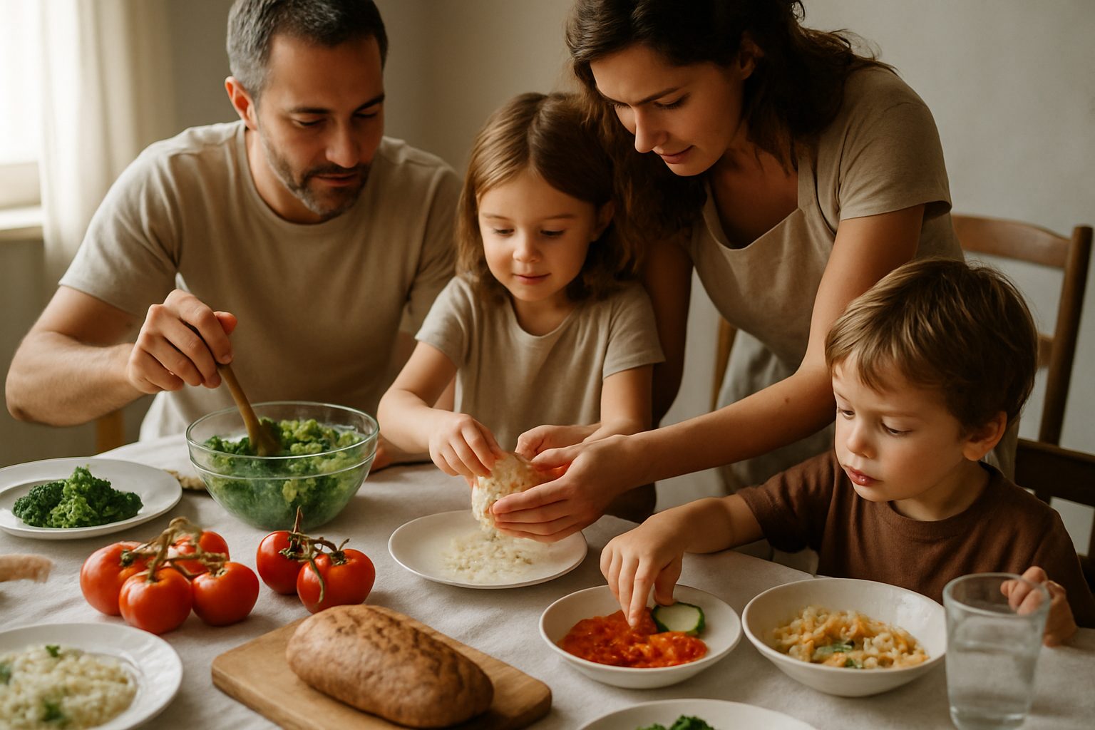 Insegnare ai bambini a non sprecare il cibo