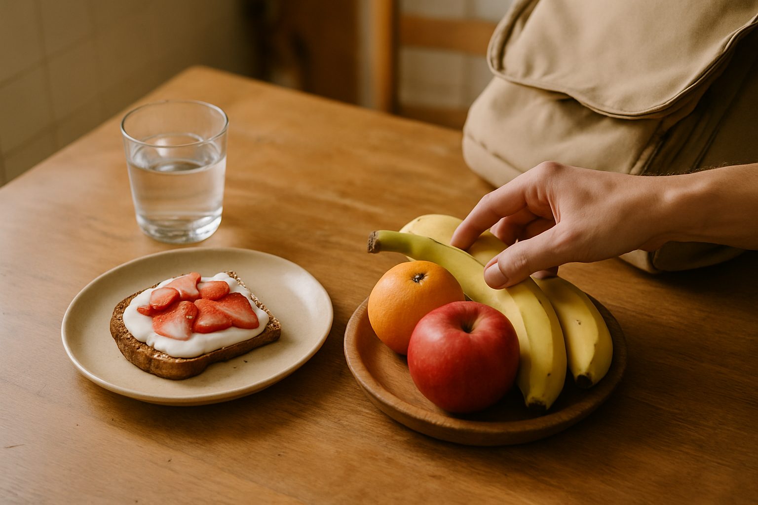 La frutta nello zaino: lo spuntino che batte la macchinetta