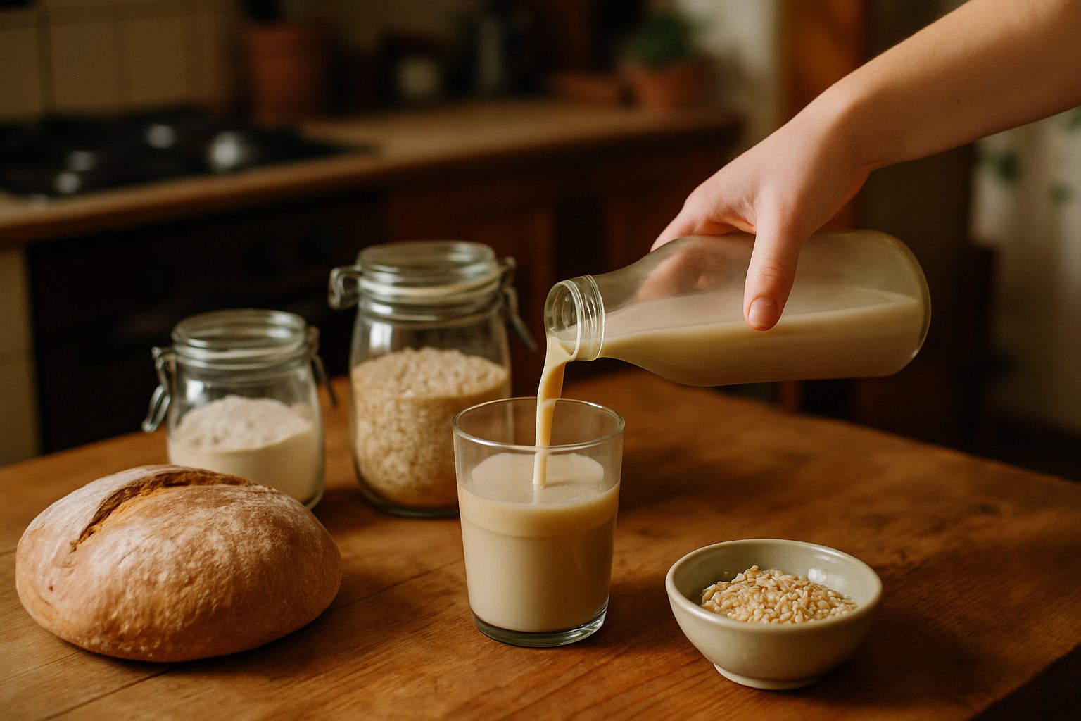 Latte di avena cremoso senza che diventi colla