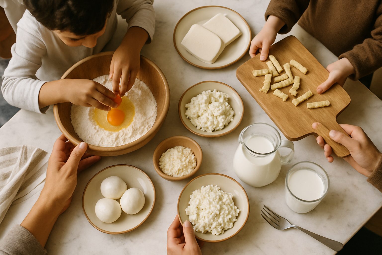 Il latte e i latticini: quanto e come per i bambini