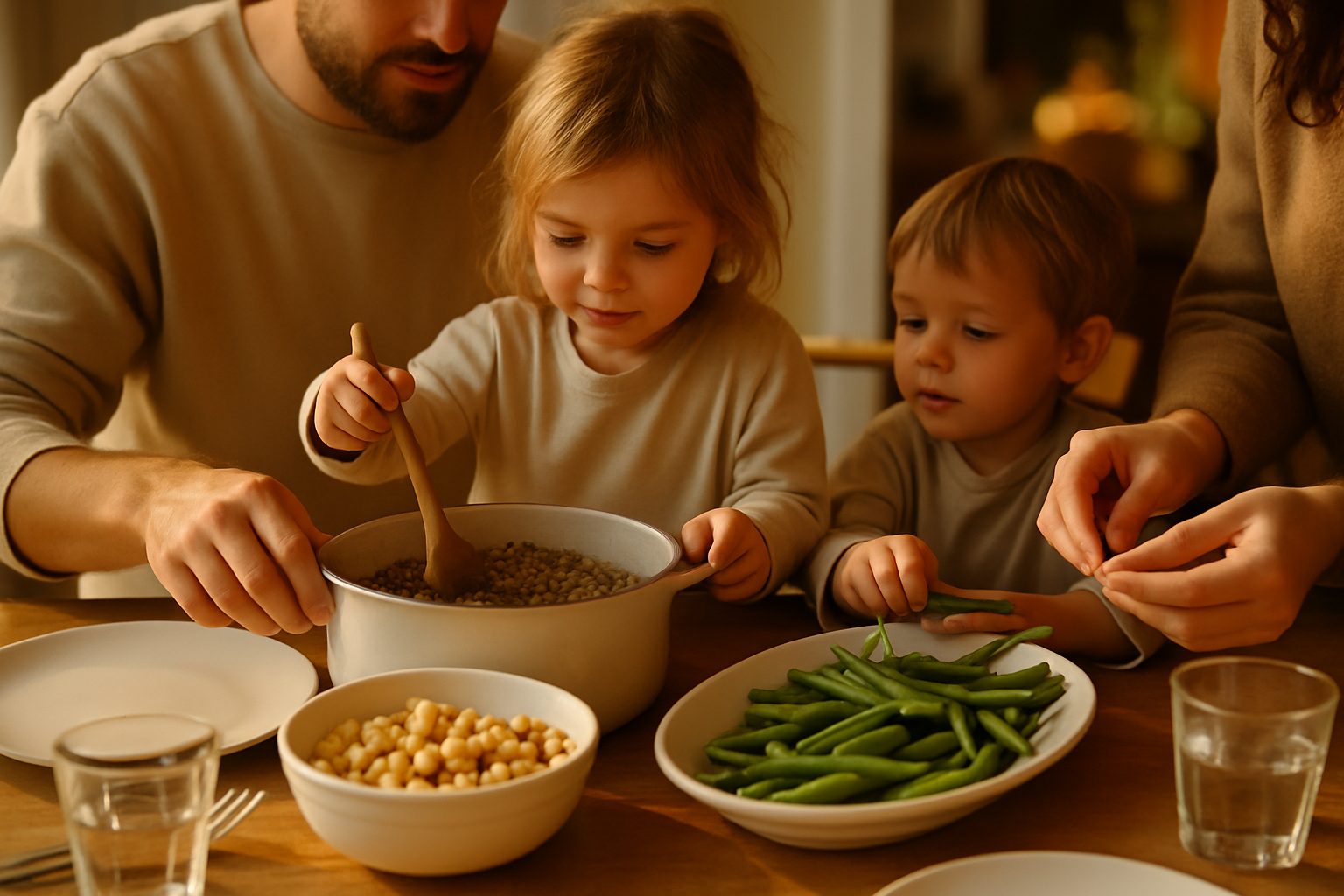 Legumi per i bambini: come farli amare senza che se ne accorgano