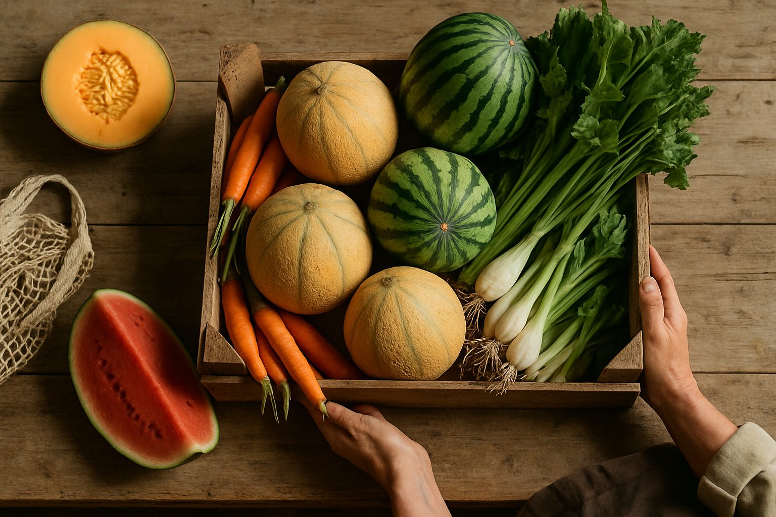 Il melone e l'anguria: il fresco dell'estate al banco