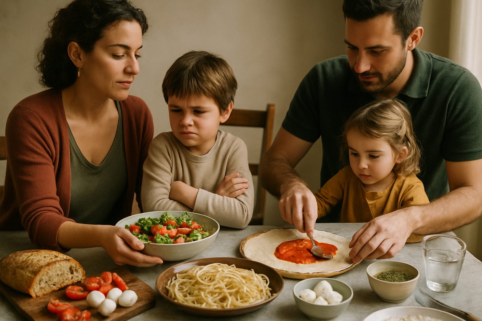 Quando il bambino dice "non mi piace" prima di assaggiare