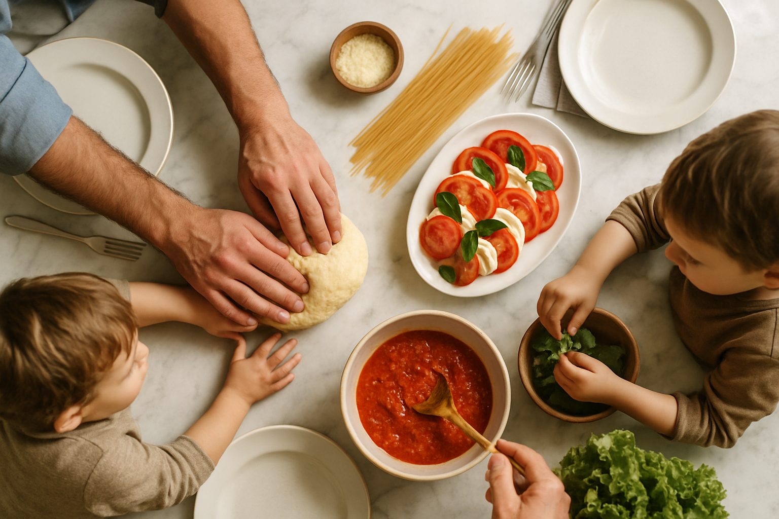 Cene in famiglia senza schermi: il telefono spento vale più di una ricetta