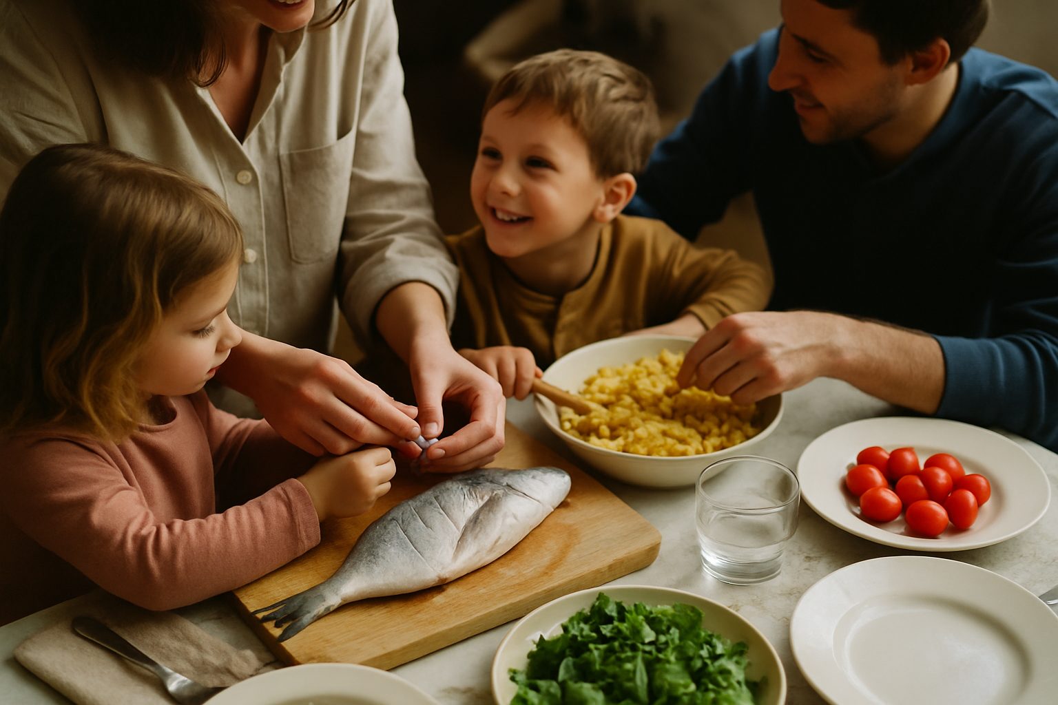 Pesce per i bambini: come superare diffidenza e paura delle spine