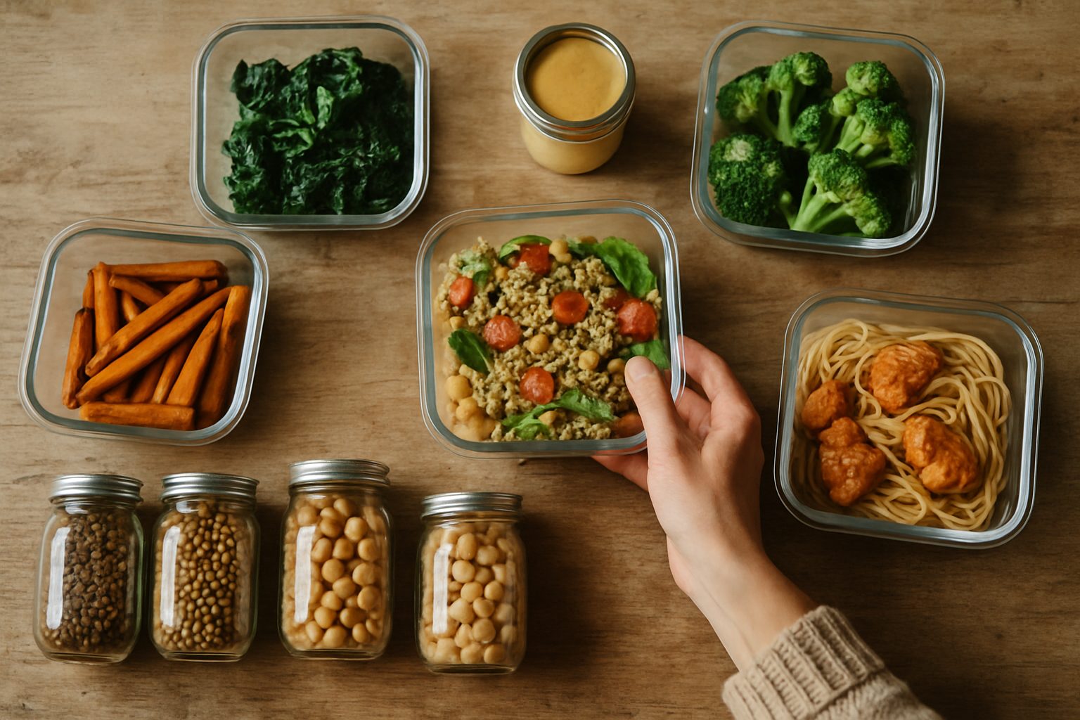 Preparare la cena del lunedì la domenica sera
