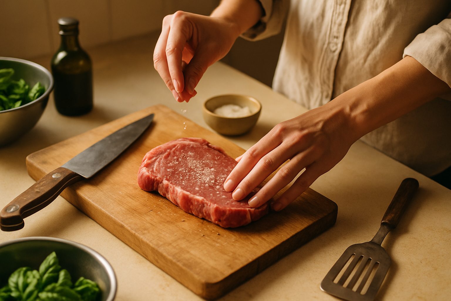 Salare la carne: prima, dopo o durante?