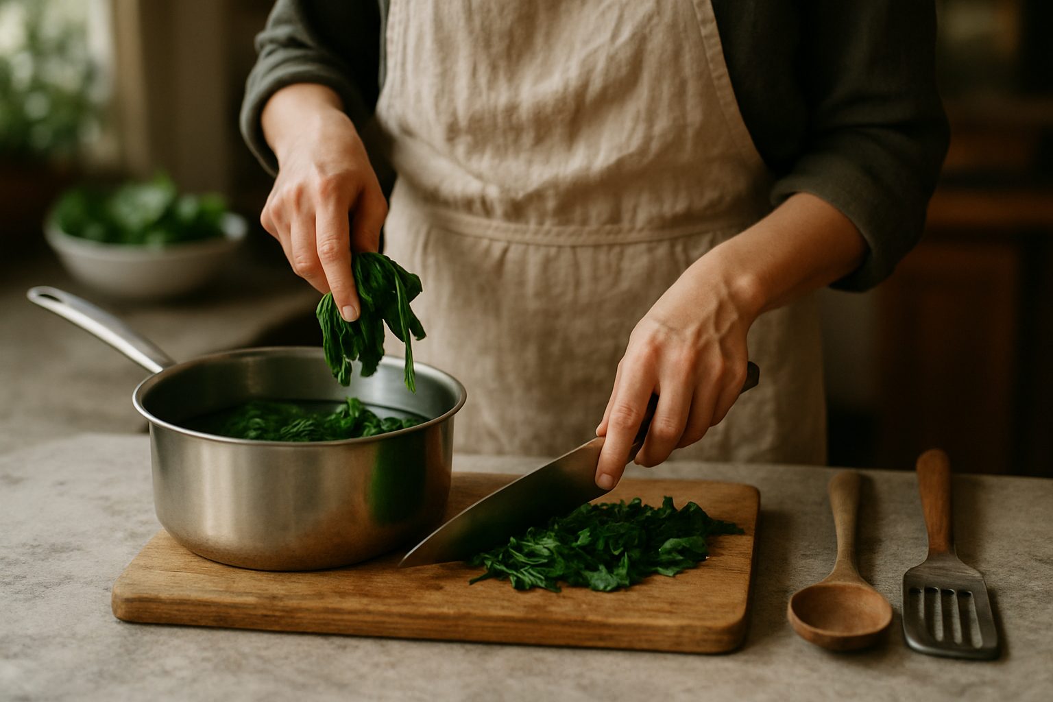 Tenere le verdure verdi dopo la cottura