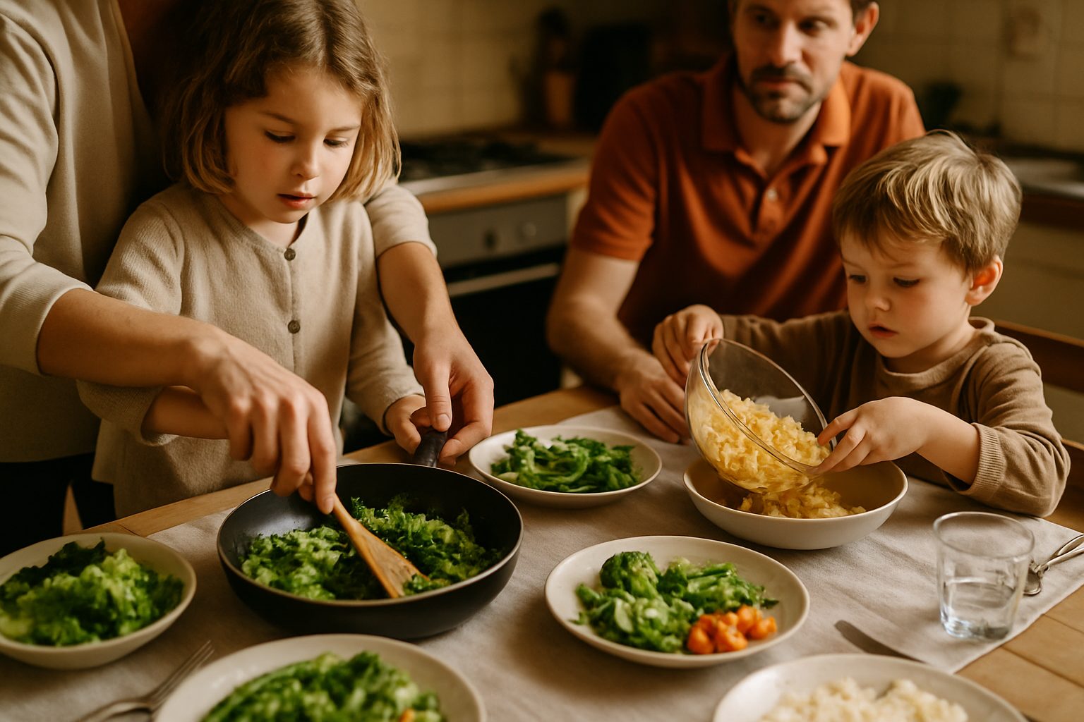Le verdure non si vincono con la forza: si conquistano con pazienza