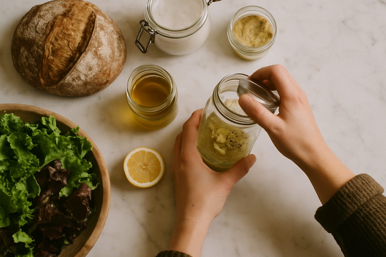 La vinaigrette in barattolo che batte ogni condimento pronto