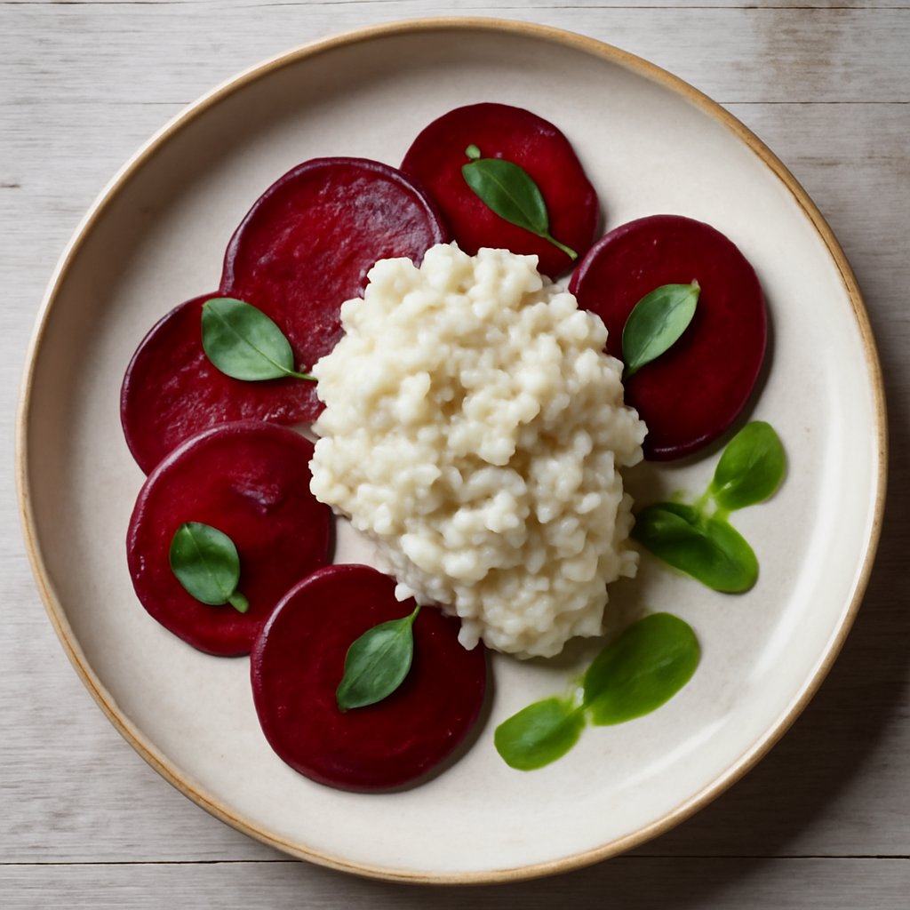 Baccalà mantecato e rapa rossa
