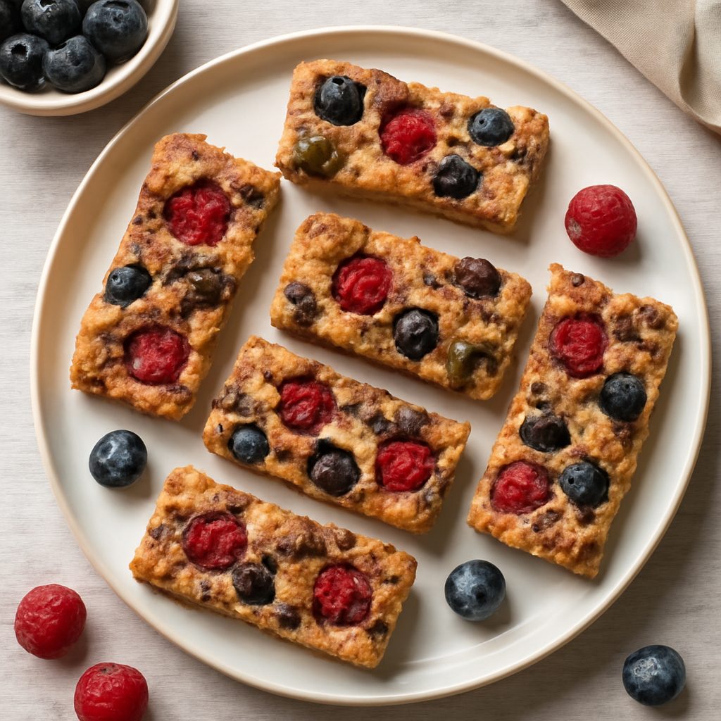 Barrette biscottate alla frutta