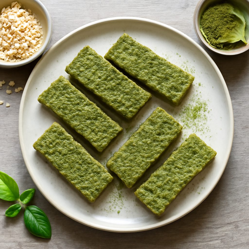 Barrette di avena al matcha