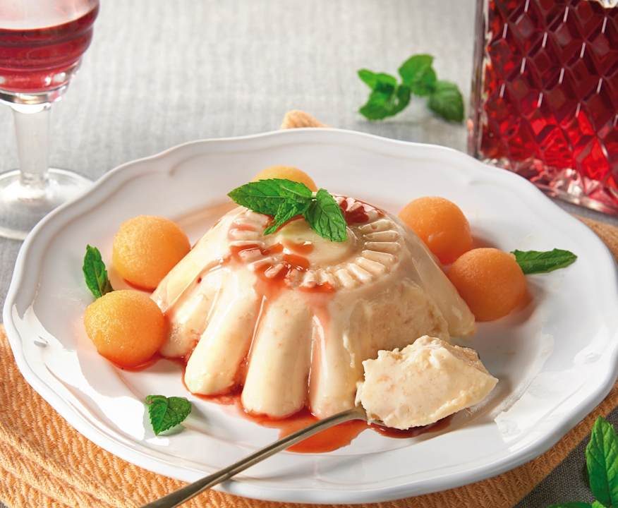 Bavarese al melone light senza panna