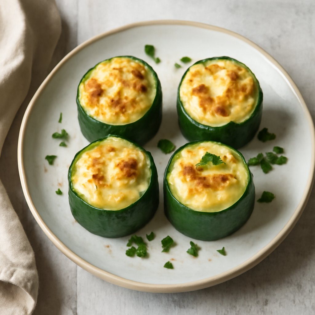Bicchierini di zucchine con formaggio