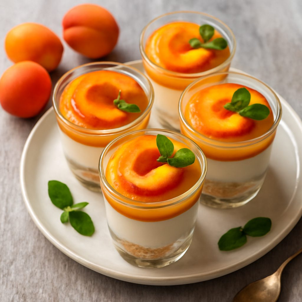 Bicchierini dolci alle albicocche