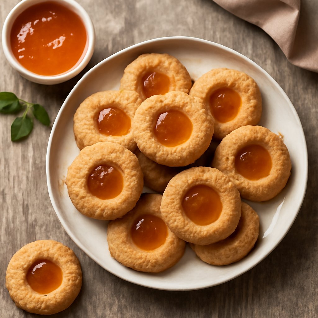 Biscotti al burro, albicocca e caffè