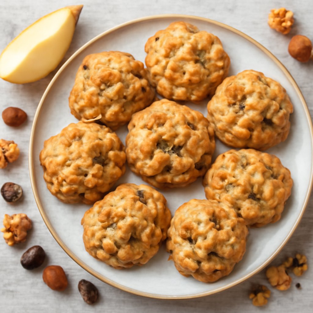 Biscotti morbidi alle pere e frutta secca