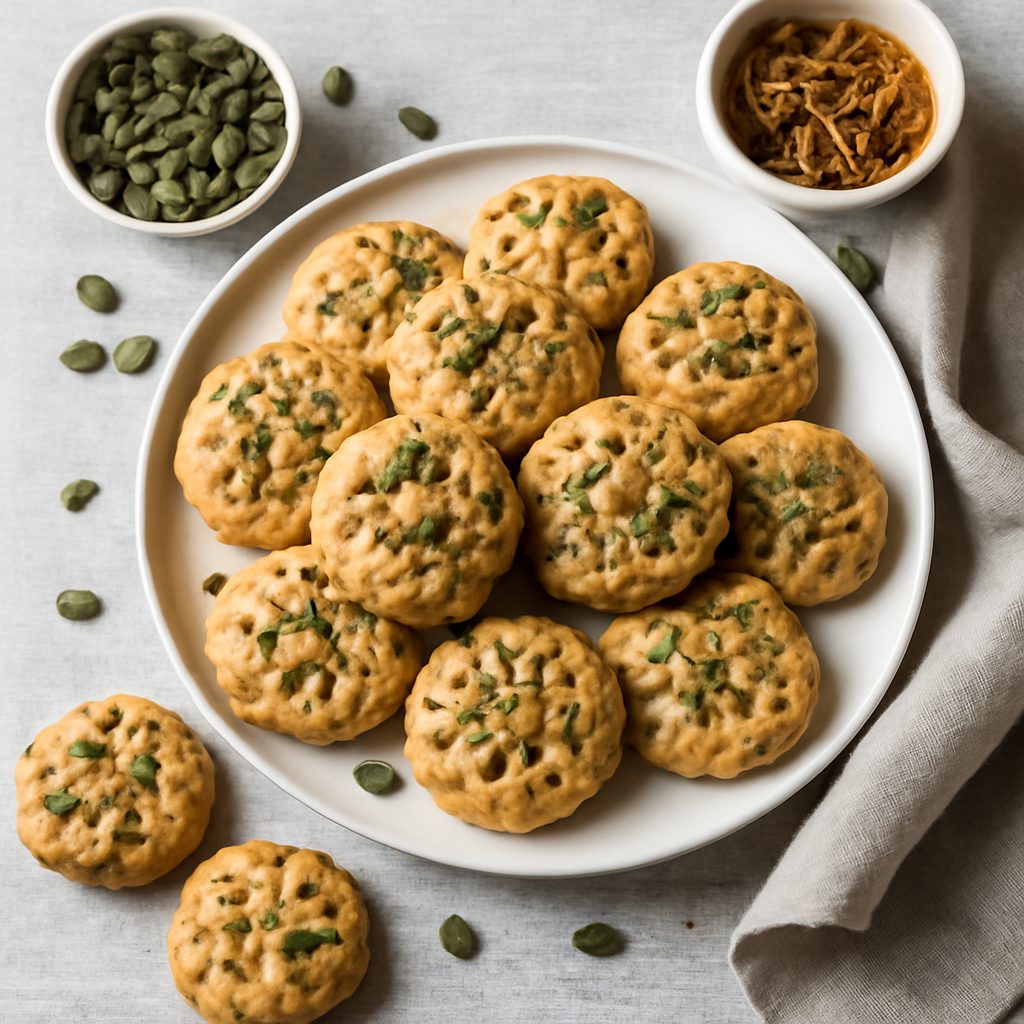Biscottini cipolla e semi di zucca