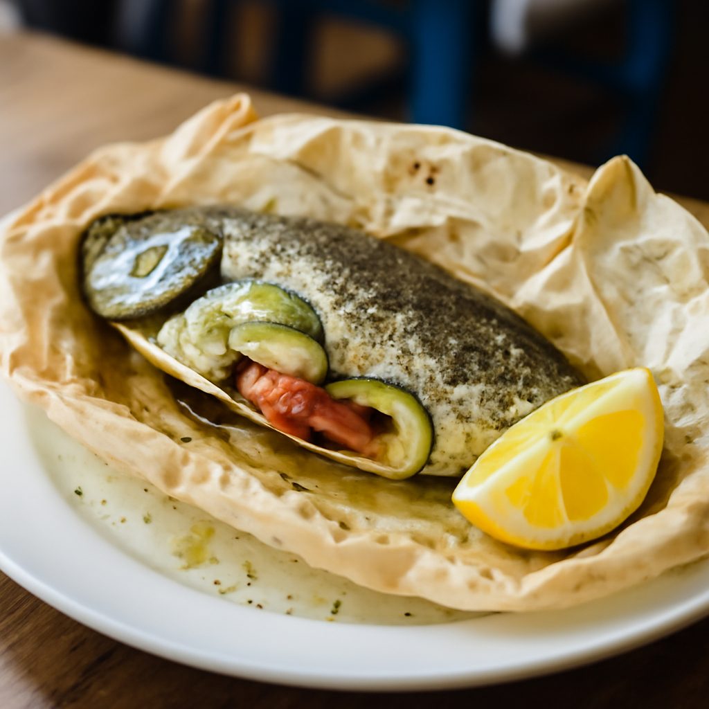 Branzino al Forno in Cartoccio Light - Stile Mediterraneo
