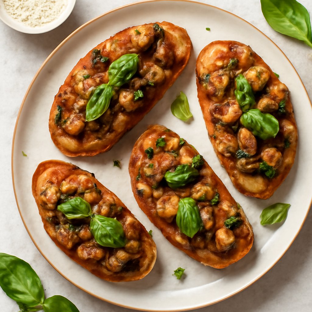 Bruschette con melanzane