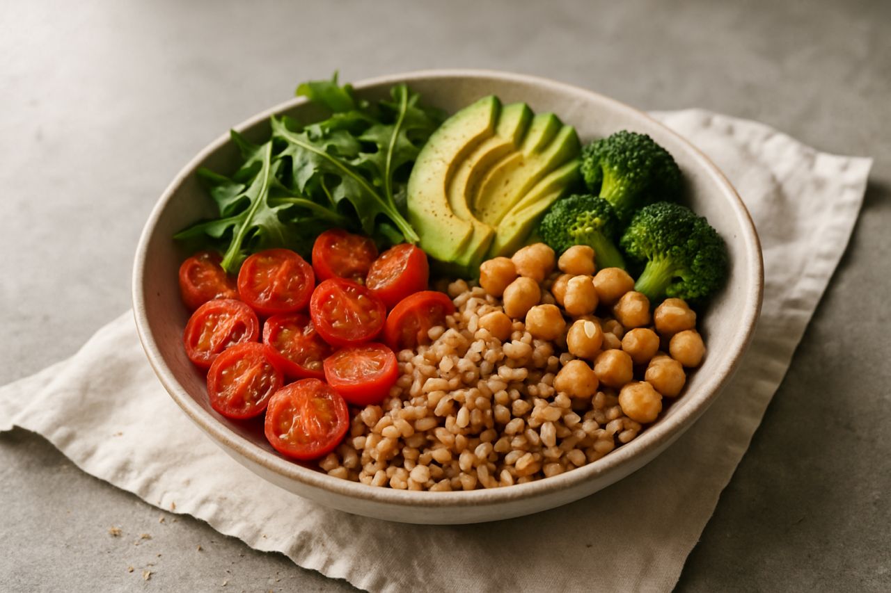 Buddha Bowl di Farro e Pomodorini