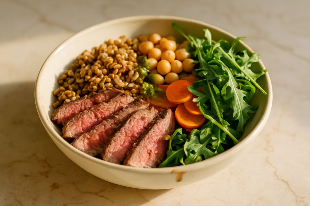 Buddha Bowl di Manzo e Rucola