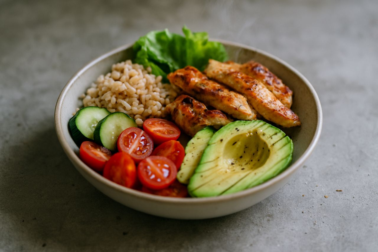 Buddha Bowl di Pollo e Avocado