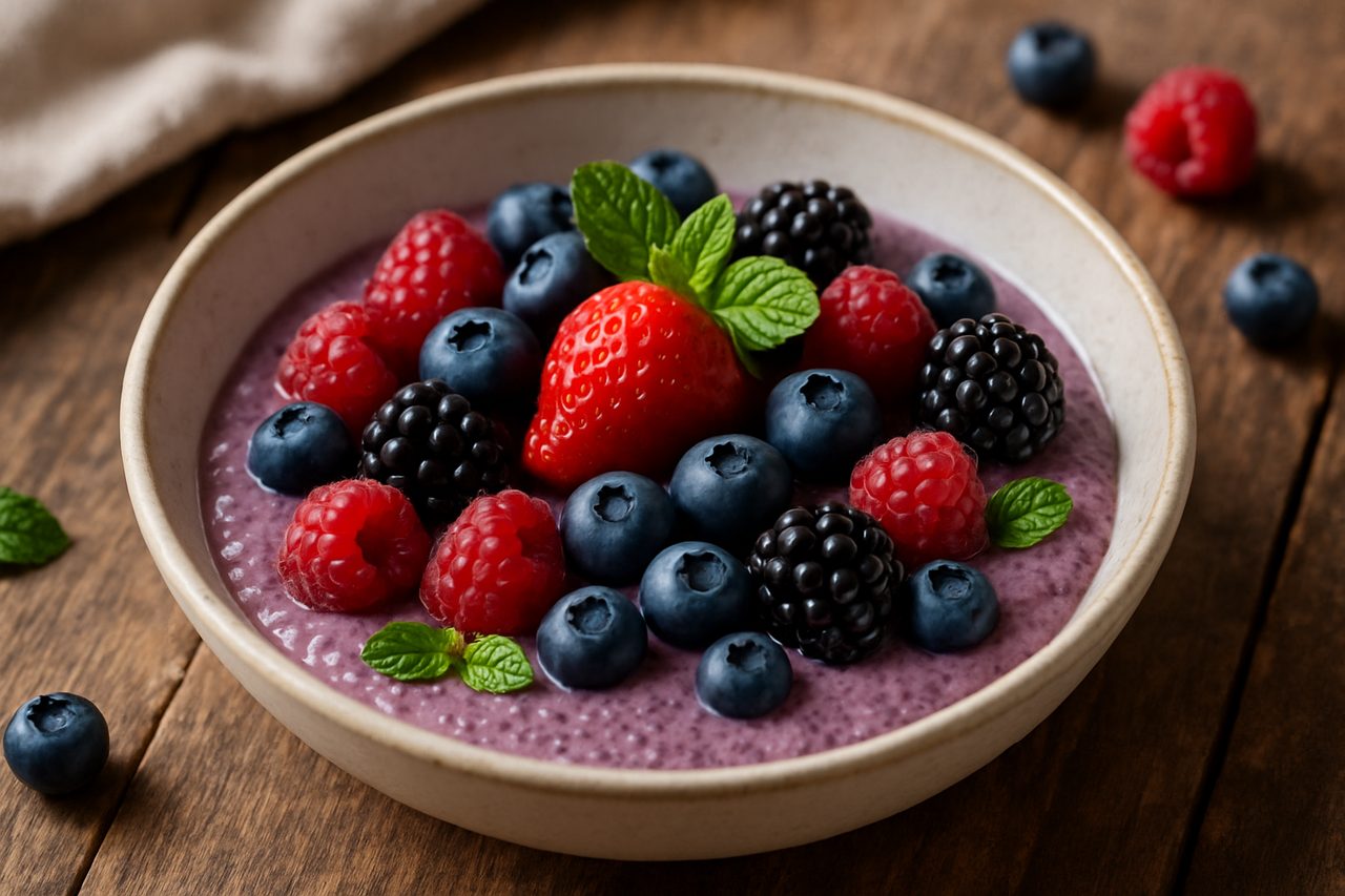 Budino ai Frutti di Bosco