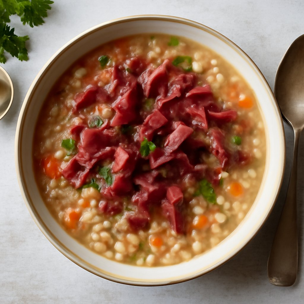 Bundnerfleisch (zuppa d’orzo grigionese)