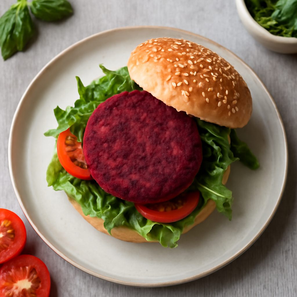Burger di barbabietola