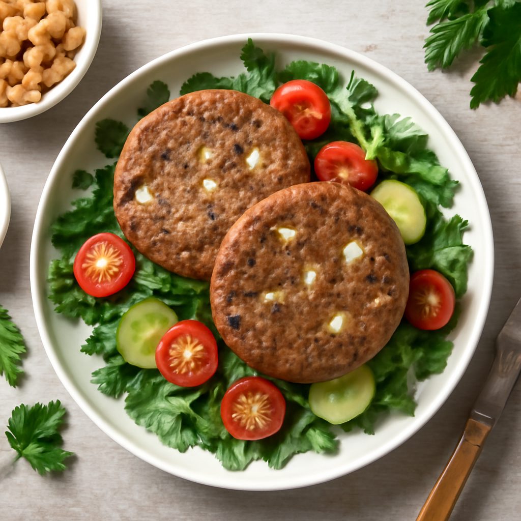 Burger di fagioli e feta