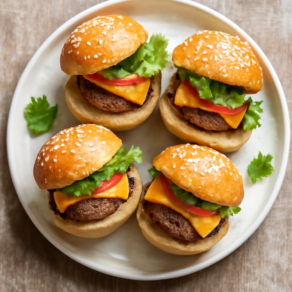 Canapè mini hamburger