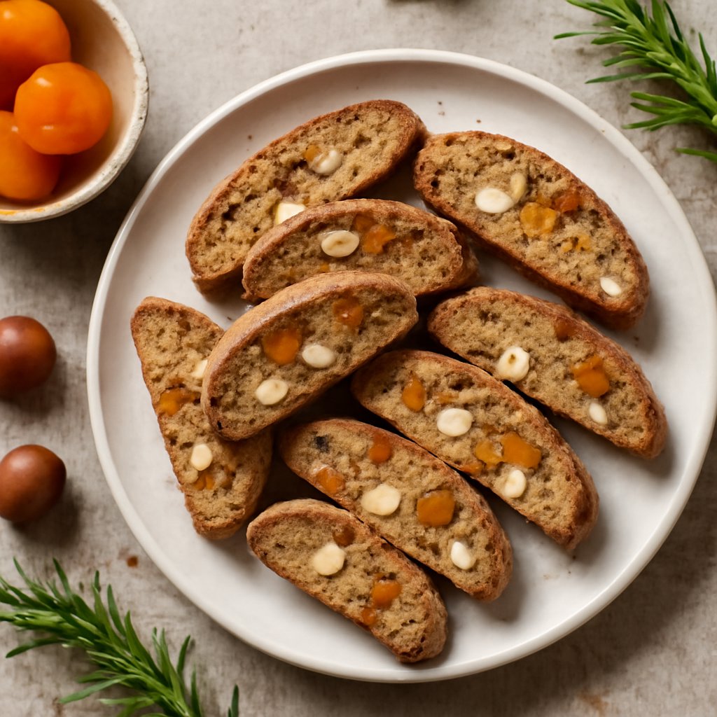 Cantucci farina di castagne e albicocche secche