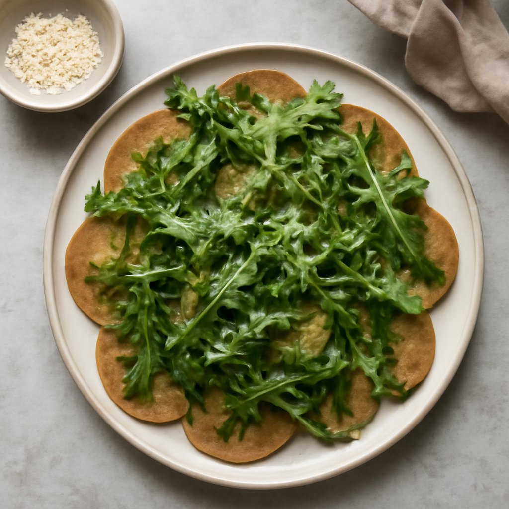 Carpaccio di seitan con rucola