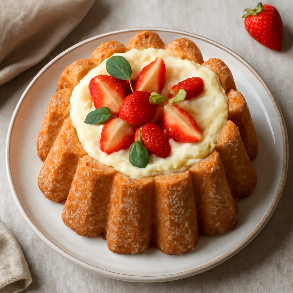 Charlotte al pandoro e spumante