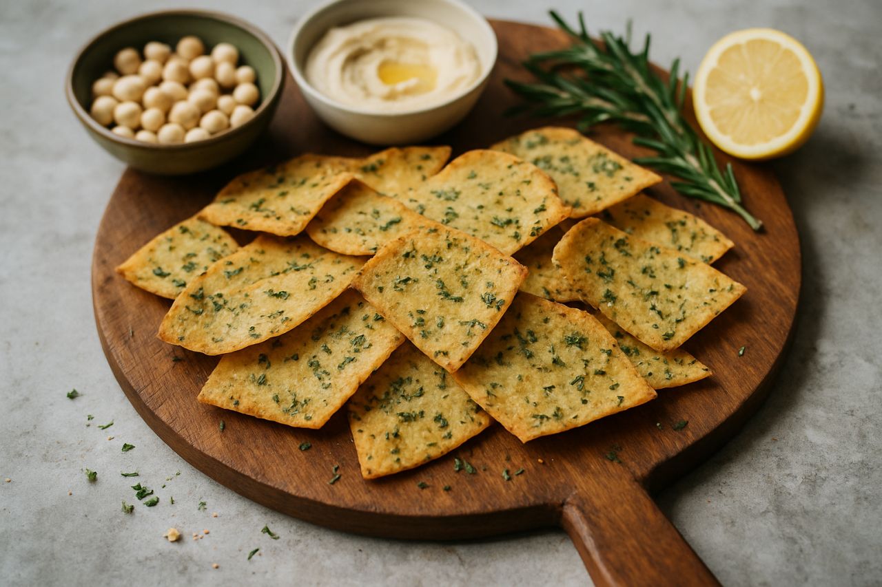 Chips di Ceci alle Erbe