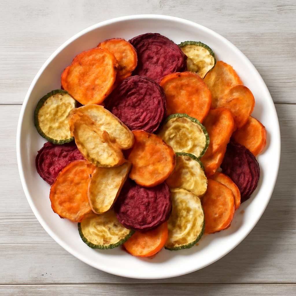 Chips di verdure al forno